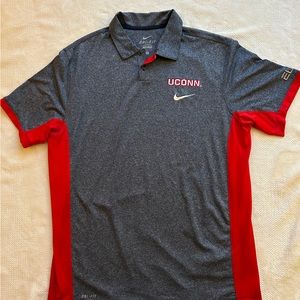 UConn Collared Nike Dri Fit Tee